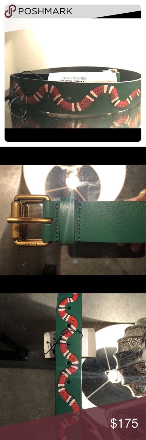 gucci green kingsnake belt|authentic Gucci belts for cheap.